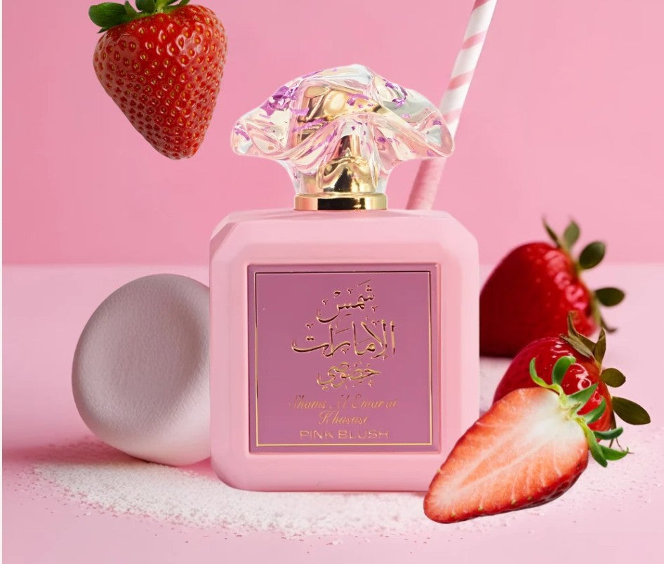 Pink Blush Shams Al Emarat Khususi Eau De Parfum Spray 100ML (3.4 OZ) de Ard Al Zaafaran | Una fragancia dulce y elegante para cada ocasión.