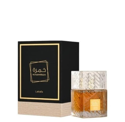 Lattafa Perfumes Khamrah para Eau de Parfum en espray unisex, 3.4 onzas