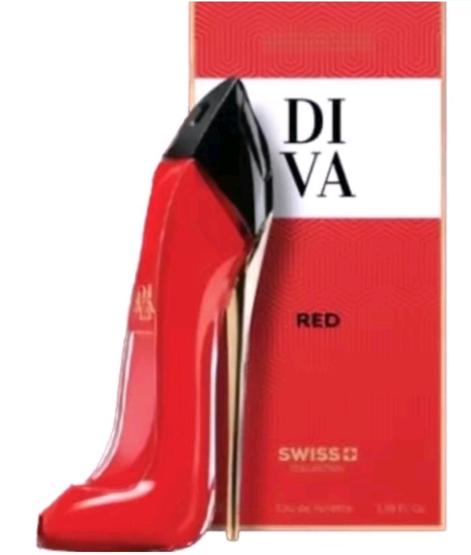 DIVA Red 3.3oz EDT by Swiss Collection for Women New Sealed Box