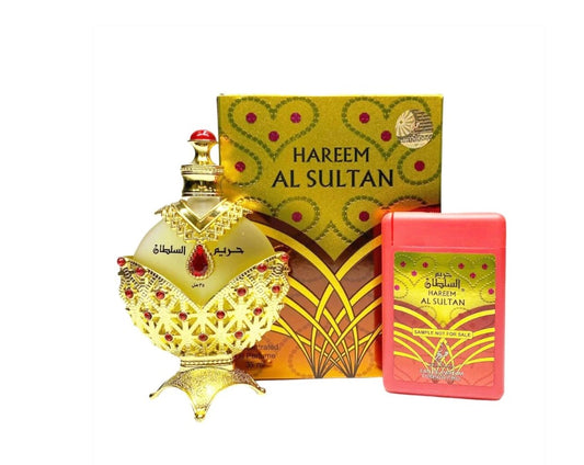 Hareem Al Sultan Gold CPO - 35ML (1,1 OZ) Con Spray De Regalo Gratuito EDP - 20ML (0,7 OZ) De Khadlaj